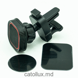 AC181 black Suport pentru telefon magnetic 