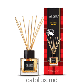 Ароматиз. Areon Home Parfume Sticks 50ml (Vanilla Black)1шт. 