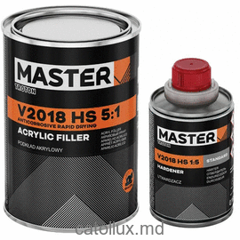 Grund cu întăritor (set) HS V2018 negru 5:1 0,8 l+0,16 l MASTER ''troton'' 