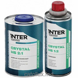 Lac cu întăritor (set) HS CRYSTAL 2:1 1L+0.5 l ''troton'' 