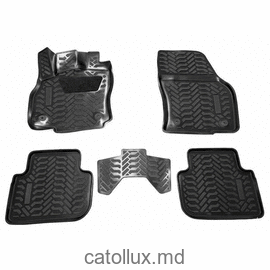 61128 Audi Q3 (F3) (2018-) covoraș de cauciuc auto pentru interior 3D cu suport pentru călcâi (element de prindere2) 