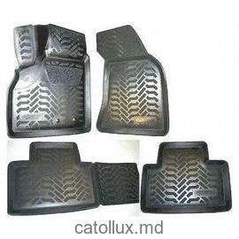 61541 Dacia Duster (2024-) 4 WD covoraș de cauciuc auto pentru interior 3D cu suport pentru călcâi (element de prindere1) 