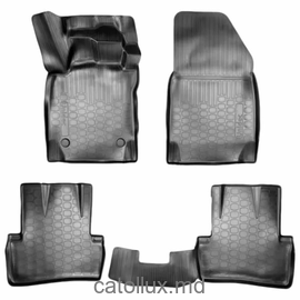 61999 Toyota Prius (20) (2003-09) covoraș de cauciuc auto pentru interior 3D cu suport pentru călcâi(element de prindere1) 