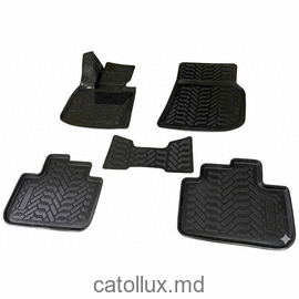 62430 BMW X3 (G01)  (2017-24) covoraș de cauciuc auto pentru interior 3D cu suport pentru călcâi 