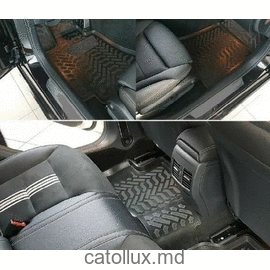 63321 Citroen C4 Picasso (2016-)/в т.ч. Grand (2018-)  3D cu suport pentru călcâi(element de prindere1) covoraș de cauciuc auto pentru interior 
