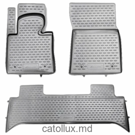 63404  Land Rover Range Rover (L322) (2001-12) covoraș de cauciuc auto pentru interior 3D cu suport pentru călcâi  