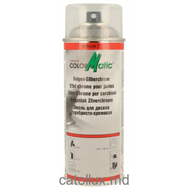 696879 Wheel spray silver chrome 400 ml vopse pe baza de polimeri sintetici 
