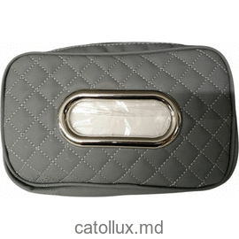 Cutie de șervețele cu velcro (gri) (NC-07-TB001) 