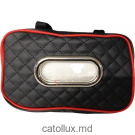 Cutie de șervețele cu velcro (negru) (NC-07-TB002) 