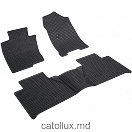 Covoraș de cauciuc auto pentru interior RIGUM Nissan   Nissan Navara 16- LUX+tun. (5 DÍL)/Ren Alas 17- LUX+tunel (5  DÍL)/Dongfeng DF6 17- 