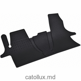 Covoraș de cauciuc auto pentru interior RIGUM  VW T6.1 Transporter/Caravelle/Multivan 2/3m 19- (3díl)  
