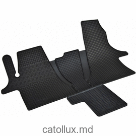 Covoraș de cauciuc auto pentru interior RIGUM  VW  T6.1 Transporter/Caravelle/Multivan 2m 19- +TUNEL (4díl) 
