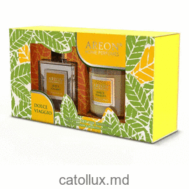 Odorizant набор Areon Home Perfume Sticks 150ml + свеча (Dolce Viaggio) 