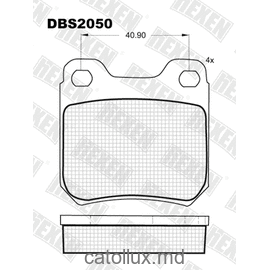 DBS2050 (SP 162) (T1016) * Opel Omega A,B / Vectra B spate 