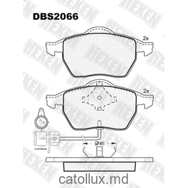 DBS2066 (SP 178) (T1035)* Audi 100,A4,A6 + sevzor fata 