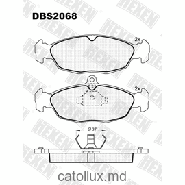 DBS2068 (SP 252) (T1045)* Opel Astra F,Corsa,Vectra A fata 