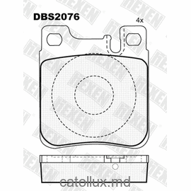 DBS2076 (SP 255) (T1050)* Mercedes C (W202,203),E(W210),S(W140,220) spate 