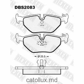 DBS2083 (SP 170) (T1027) * BMW 3 (E30,E36), 5 (E34), 7 (E32) spate 