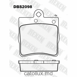 DBS2098 (SP 247) (T1198)* Mercedes C-Class(W202,203),E-Class(W210) spate 