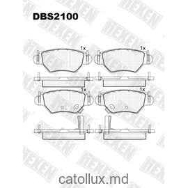 DBS2100 (SP 242) (T9066) * Opel Astra G, Zafira A spate 