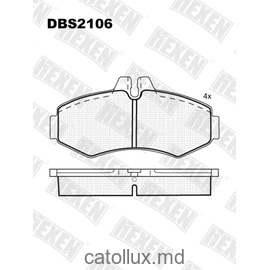 DBS2106 (SP 624) (T1168) * Mercedes V-Classe , Vito CDI  fata 