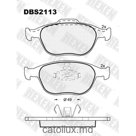 DBS2113 (SP 625) (T1261)* Ford Focus,Tourneo Connect,Transit Connect  пер. 