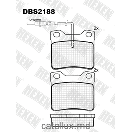 DBS2188 (SP 294) (T1125) * Mercedes Vito ,Peugeot 605spate 