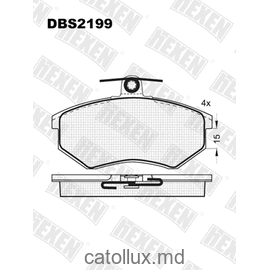 DBS2199 (SP 137) (T5059) * Audi 80 / VW Passat fata 