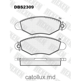 DBS2309 (SP 312) (T1634)* Renault Kangoo fata 