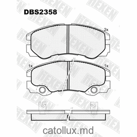 DBS2358 (SP 438) (T3033) * Opel Frontera , Monterey fata 