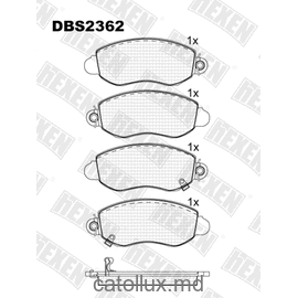 DBS2362 (SP 281) (T9098)* Ford Transit (00-)fata  cu tractiune spate 
