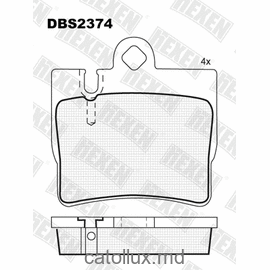 DBS2374 (SP 389) (T1175) * Mercedes S-Class (W220) fata 