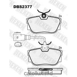 DBS2377 SP 484 T5135 *  VW Sharan,Transporter T4 15 spate +senzor 