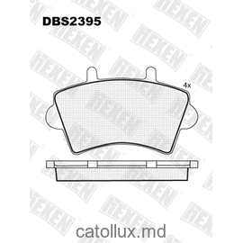 DBS2395 (SP 419) (T1310) * Nissan Interstar / Opel Movano / Renault Master fata 