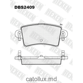 DBS2409 (SP 496) (T1246) * Nissan Interstar/Opel Movano/Renault Masterspate 