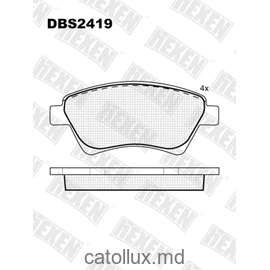 DBS2419 (SP 408) (T1373) * Renault Megane II,Scenic II,Laguna II fata 