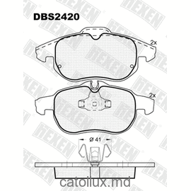 DBS2420 (SP 431) (T 1234)* Fiat Croma II, Opel Signum, Vectra C, Saab 9-3 II  fata 