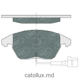 Тормозные колодки DBS2434 (SP 367) (T1376)* Skoda Octavia II,VW Caddy,Golf V,Passat B6 пер. 