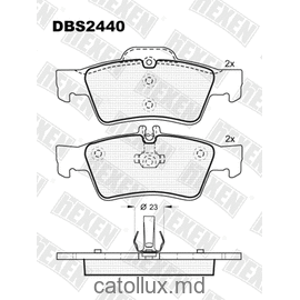 DBS2440 (SP 404) (T5155) * Mercedes E211,W212,W220,W221  spate 