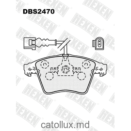 DBS2470 (SP 311) (T1457)* VW Multivan,Transporter T5 fata(+senzor) 