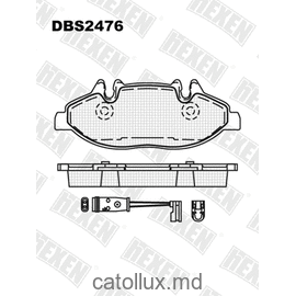 DBS2476 (SP 640) (T1382)* Mercedes Viano,Vito fata (+senzor) 