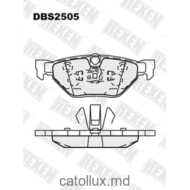 DBS2505 (T 1447)*  BMW 1 (E81, E87), 3 (E90)  X1 (E84) spate 