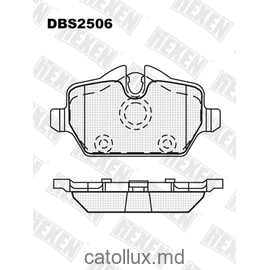 DBS2506 (SP 643) (T1445) * BMW 1 (E81, E82, E87), 3 (E46, E90, E91, E92, E93) spate 