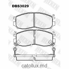 DBS3029 (SP 133) (T0398) *  Mitsubishi Colt, Galant, Lancer, Space Wagon fata 