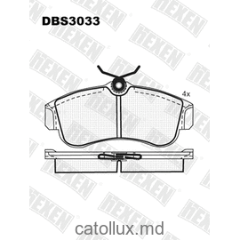 DBS3033 (SP 157) (T5063) * Nissan Almera II (N16), Primera (P10,P11) fata 