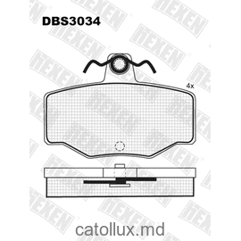 DBS3034 (SP 224) (T5064) * Nissan Almera, Primera spate 