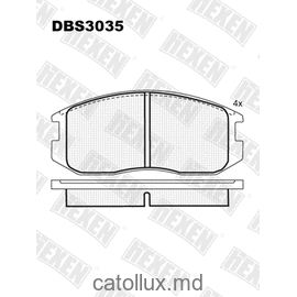 DBS3035 (SP 196) (T3109) * Mitsubishi Lancer (89-…) fata 
