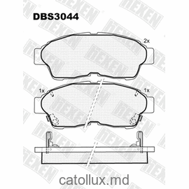 DBS3044 (SP 134) (FDB867) * Toyota Camry, Carina E, Corolla, Picnic, RAV 4 fata 