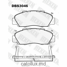 DBS3046 (SP 253) (FDB905) * Honda Accord,Civic,CRV,HRV,Legend/ Rover 600 fata 