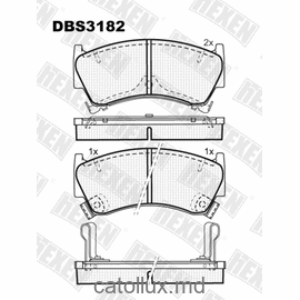 DBS3182 (T1289) * Nissan Almera I (N15) fata 